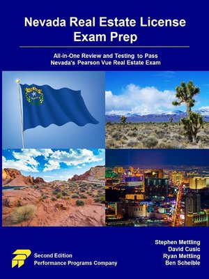 cover image of Nevada Real Estate License Exam Prep